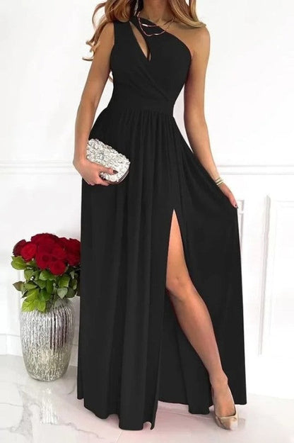 Nelsa - Elegante avondjurk met één schouder van Novella