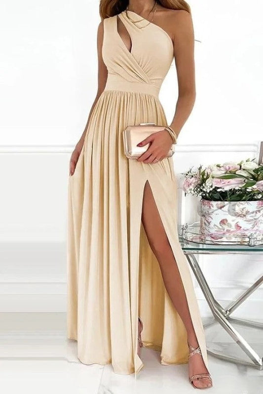 Nelsa - Elegante avondjurk met één schouder van Novella