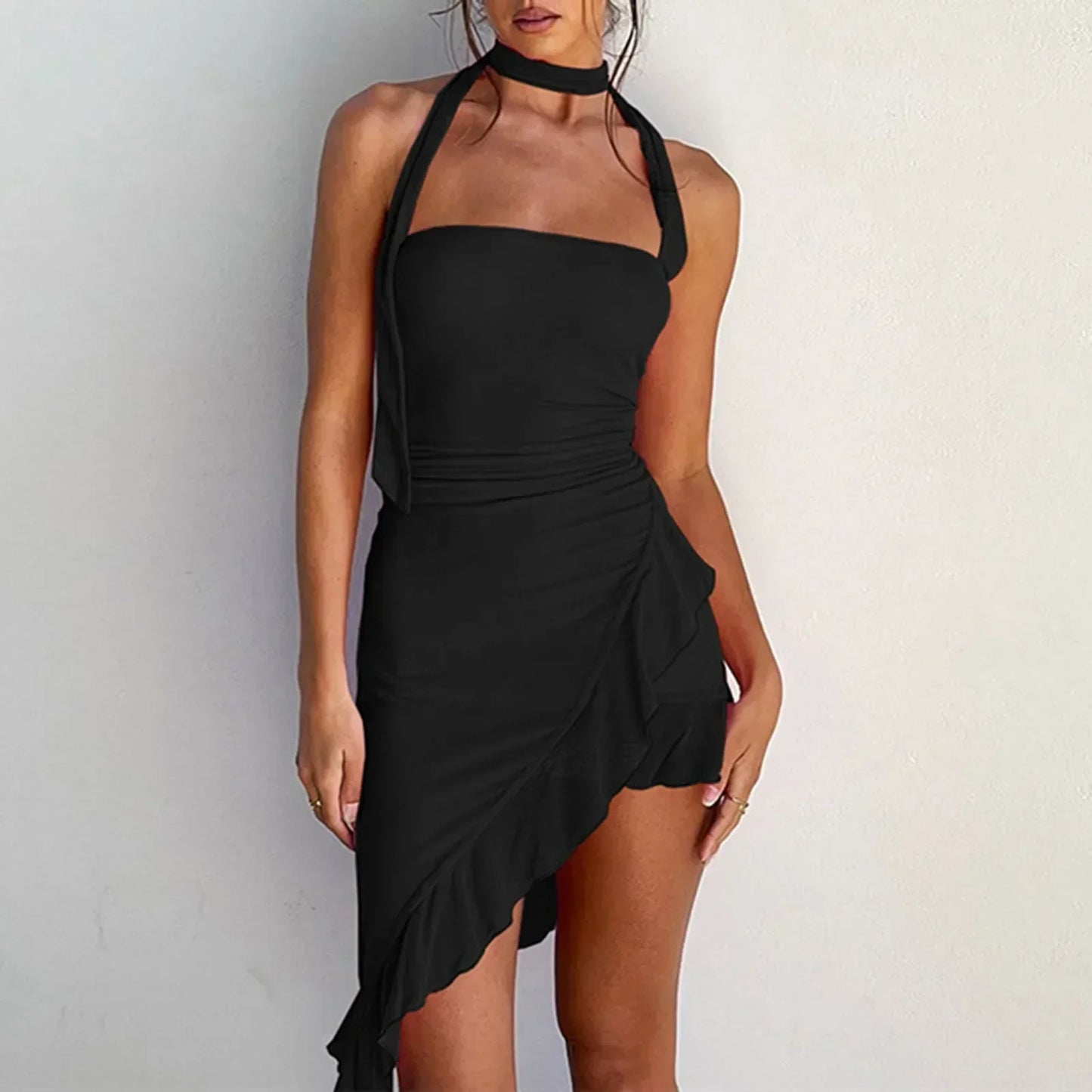 Elegante halterjurk