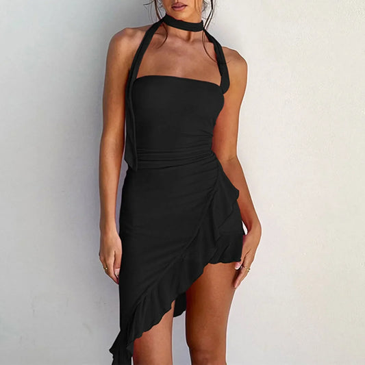 Elegante halterjurk