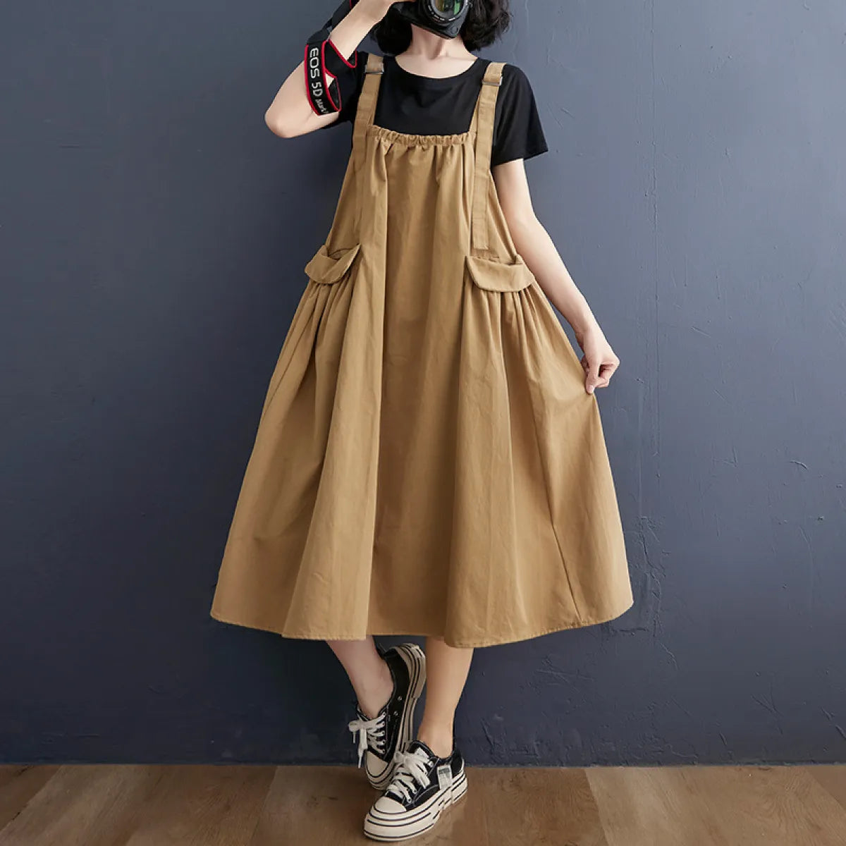 Nishina - Jurk met riemzakken