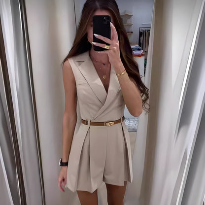 Marga - Elegante mouwloze jumpsuit