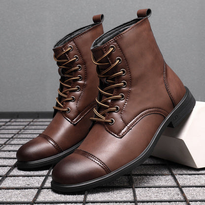 Elyvora™ | Elegante Leren Laarzen voor Mannen