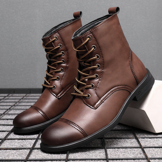 Elyvora™ | Elegante Leren Laarzen voor Mannen