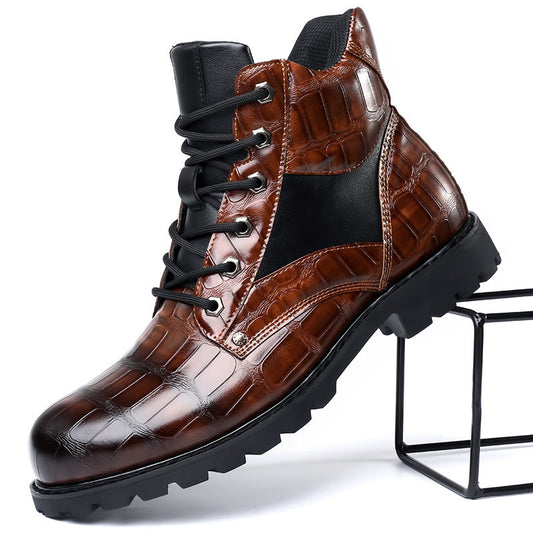 Nyvora™ | Elegante Laarzen met Croco-finish