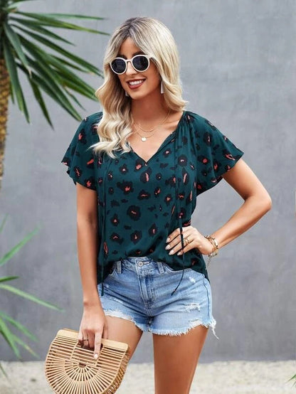 Joy | Boho Chic Bloemenblouse Trendy Zomerstijl