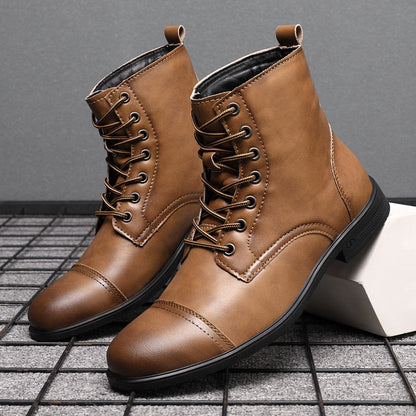 Elyvora™ | Elegante Leren Laarzen voor Mannen
