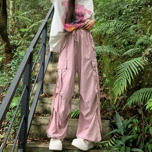 Franca broek - Baggy damesbroek met grote zakken in retrostijl