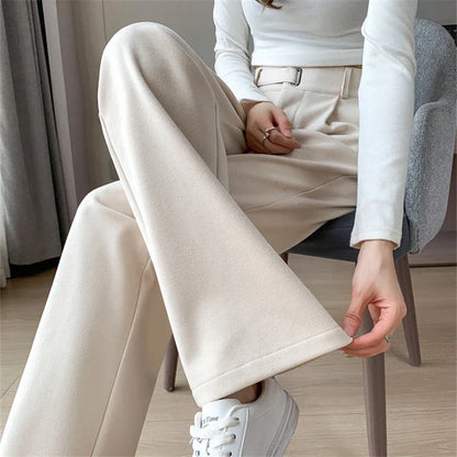 Sophie | Wollen Pantalon | Tijdloze Luxe | Geweven Wolmix