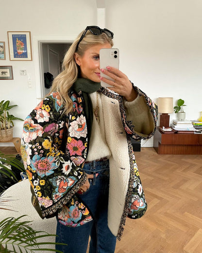 Graciela | Damesjas met bloemenprint, chic en comfortabel