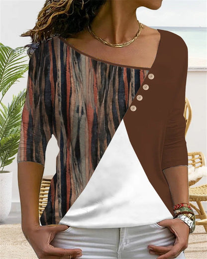 MirtesShirt I V-hals T-shirt Voor Dames