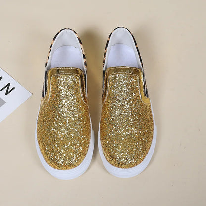 Glitter Pailletten Platte Loafers
