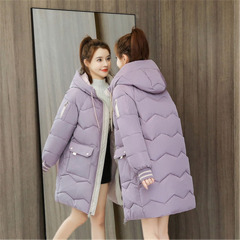 Margie | Chique en comfortabele damesjas met capuchon