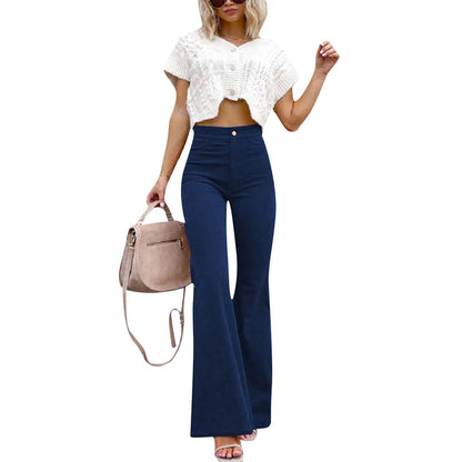 Ethel - Trendy Uitlopende Broek voor Vrouwen