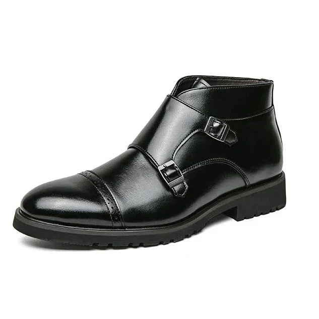 Vornis™ Heren Elegante Laarzen met Dubbele Gesp