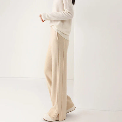 Lisa | Gebreide Pantalon | Comfortabel en Elegant | Luxe Stofmix