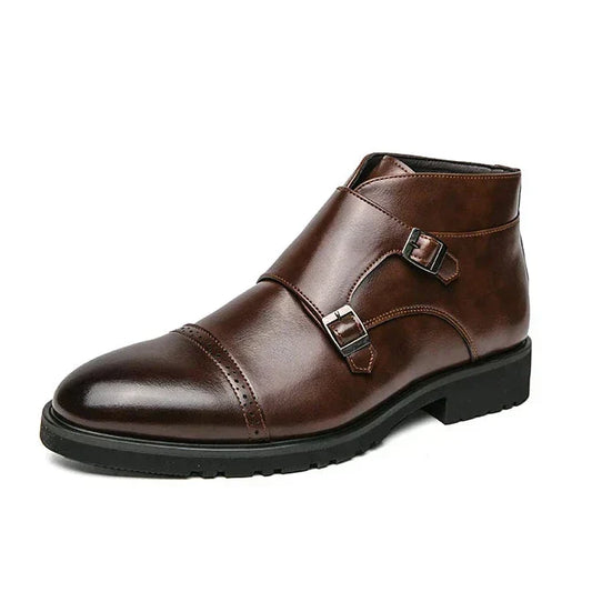 Vornis™ Heren Elegante Laarzen met Dubbele Gesp