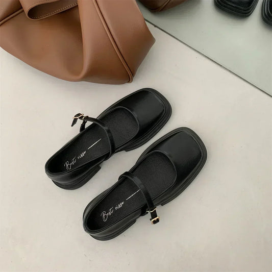 Klassieke pumps met vierkante teen
