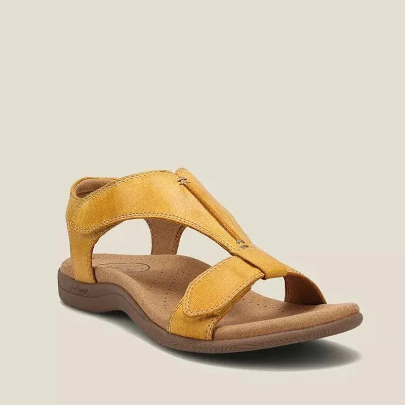 Sandy - Verstelbare ergonomische leren sandaal