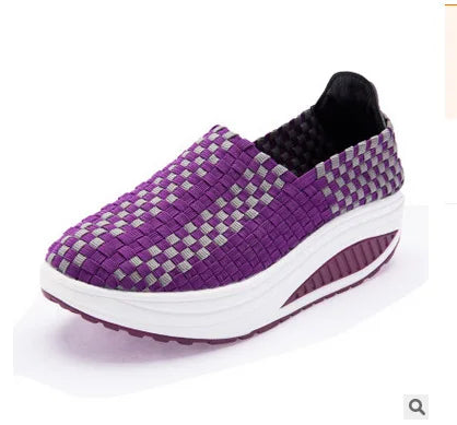 Geweven Platform Sneakers