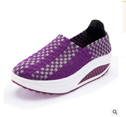 Geweven Platform Sneakers