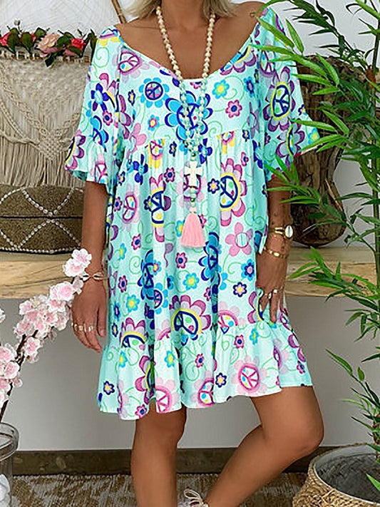 jurk met print