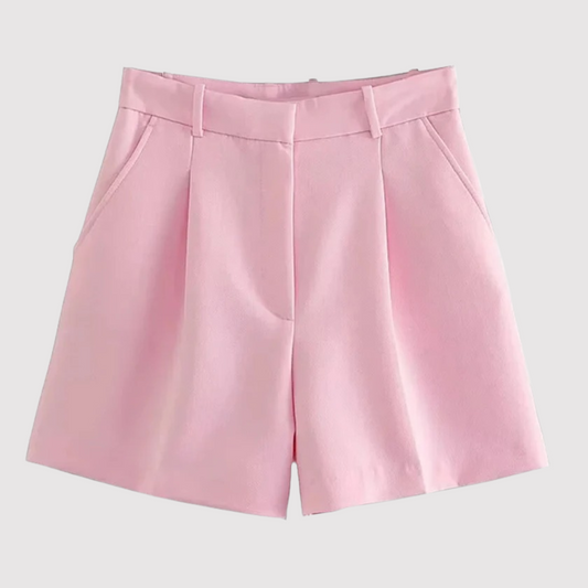 Modieuze korte broek met hoge taille