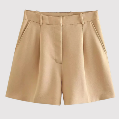 Modieuze korte broek met hoge taille