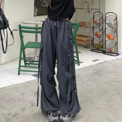 Franca broek - Baggy damesbroek met grote zakken in retrostijl
