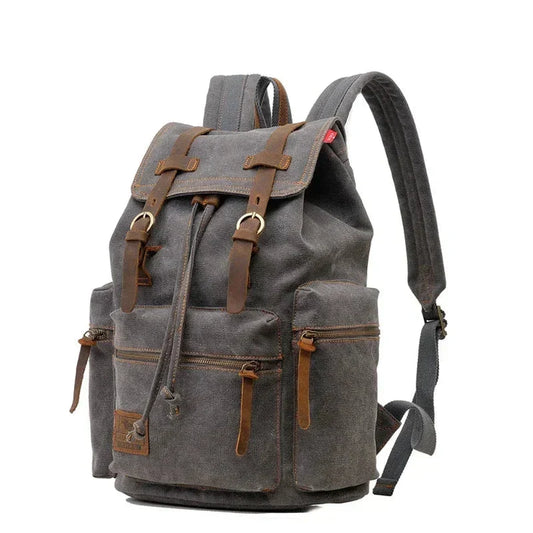 Maximus | Vintage Retro Rugzak met Koord voor Reizen & Laptops