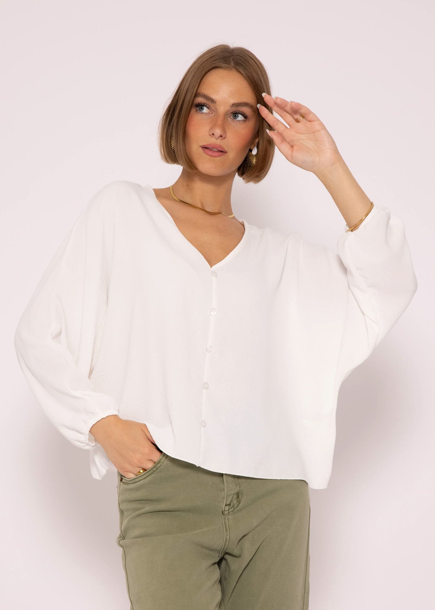 Lucy - Oversized vloeiende top
