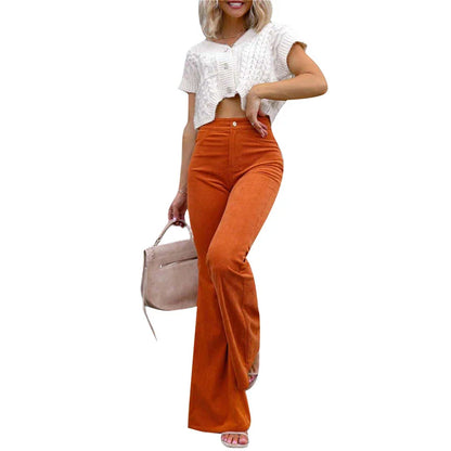 Ethel - Trendy Uitlopende Broek voor Vrouwen