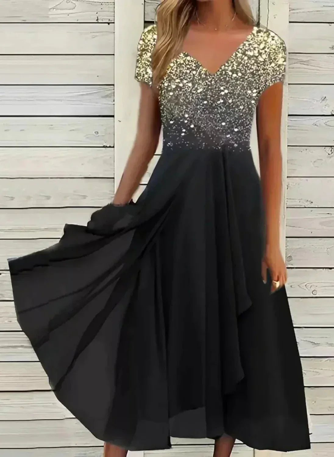 Elegante jurk met tijdloze charme en universele stijl