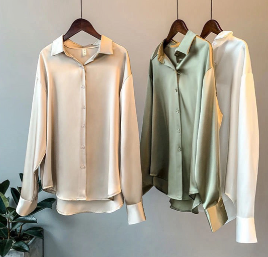 MyrasBlouse I Zijden Blouse Voor Dames