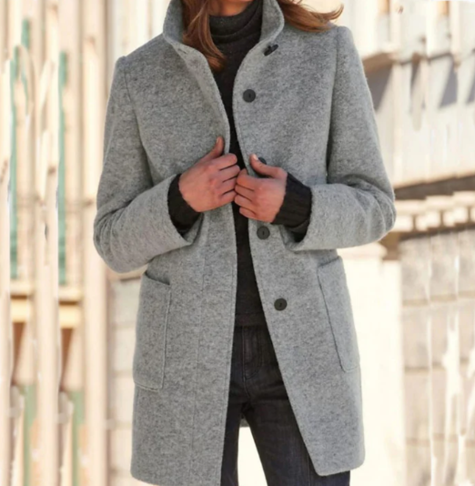 Felicity | Elegante en stijlvolle damesjas met chique knopen