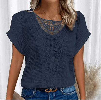 Amelia damesblouse - Luxueus en luchtig