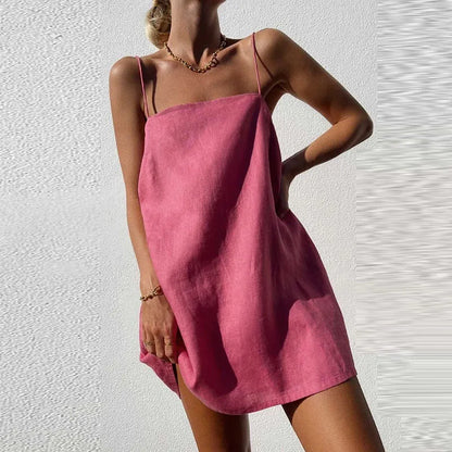 Isadora - Mini-jurk met bandjes