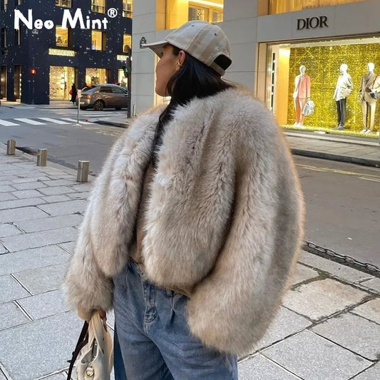 Mila | Korte damesjas van imitatiebont, chic en comfortabel