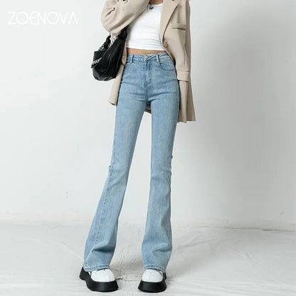 Zenova jeans met uitlopende pijpen