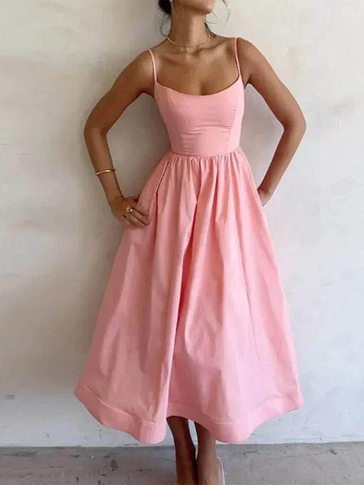 Sexy zomerjurkje met flatterende halslijn
