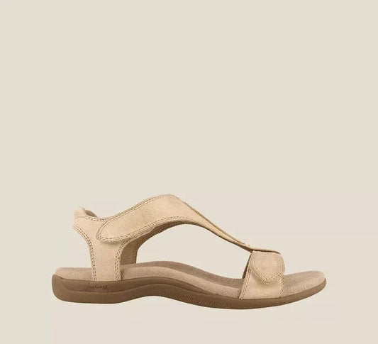 Sandy - Verstelbare ergonomische leren sandaal