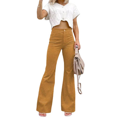 Ethel - Trendy Uitlopende Broek voor Vrouwen