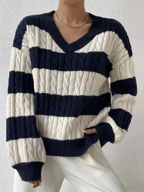Lila - Off Shoulder Trui voor dames
