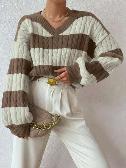 Lila - Off Shoulder Trui voor dames