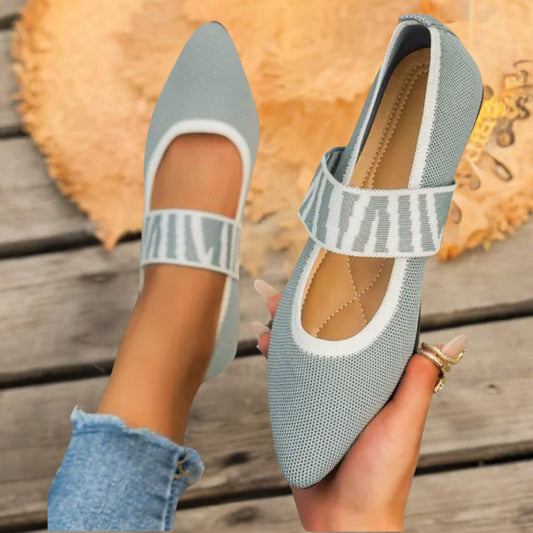 Casual schoenen met spitse teen en elastische band