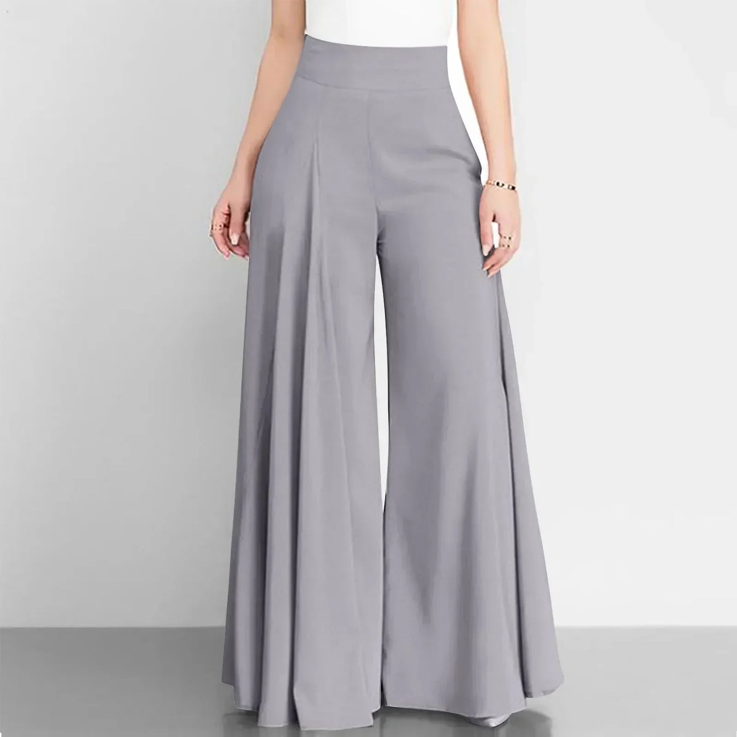 Elegante broek met hoge taille