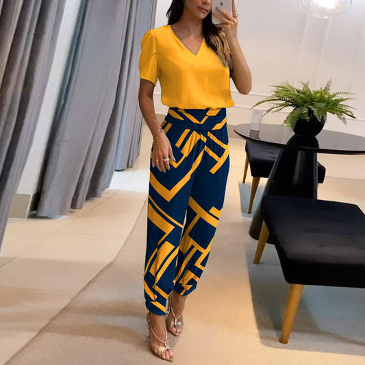 Blouse en broek als set