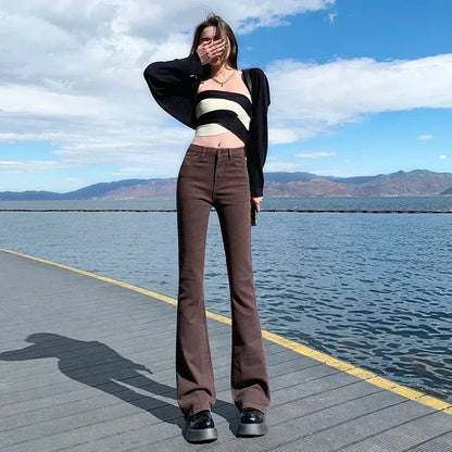Kamila - Chique Flared Broek voor Vrouwen