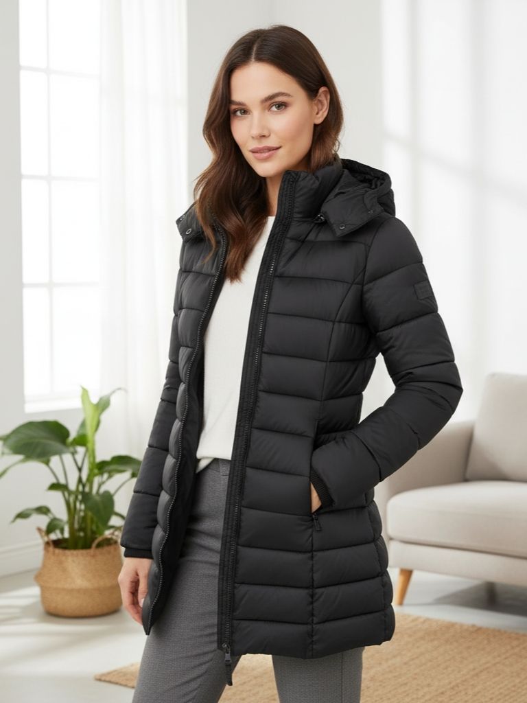Zara | Chique en comfortabele damesjas met capuchon