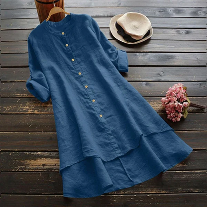 Zoelle - Oversized zomerjurk van katoen en linnen